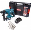 XTline Aku Kombinované kladivo + 5Ah batéria + 3.5 nabíjačka + box + sada vrtákov XT102840-1B5B