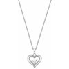strieborný náhrdelník srdce so zirkónmi Lotus Silver LP3043-1/1