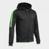 CHAQUETA CON CAPUCHA OLIMPIADA NEGRO VERDE FLUOR 4XS