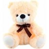 Plyš Medveď svetlý 25 cm mašľa