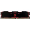 DIMM DDR4 16GB 3200MHz CL16, GOODRAM IRDM X BLACK IR-X3200D464L16A/16G
