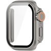 AppleKing púzdro v štýle Watch Ultra s tvrdeným sklom pre Apple Watch 42mm (Series 10 / 11) - prírodný titán - možnosť vrátiť tovar ZADARMO do 30tich dní