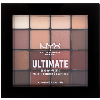 NYX Professional Makeup Ultimate Shadow paletka očných tieňov 03 Warm Neutrals 16 x 0,83 g