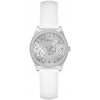 Guess Boa dámske strieborné hodinky s trblietavým ciferníkom GW0989L1