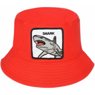 Versoli obojstranný klobúk Shark čierno červený