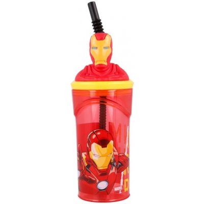 Stor Plastový 3D pohár s figúrkou AVENGERS 57778 360 ml