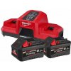 MILWAUKEE M18 FORGENRG-602 set 2*akumulátor M18 FORGE 6Ah + M18 DBSC supernabíječka 4933498549