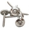 Gutta nerez vrut V2A 4,5 x 80 mm strieborná