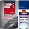Chemolak Chemopur E U2081 vrchná Polyuretánová farba na kov betón drevo 0,8l 4550 návestná modrá