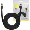 Baseus E054816 RJ45, Gigabit, Cat.7, 8m, černý