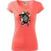 Šipkár kreslený terč - Dámske tričko Pure - XS ( Korálová )