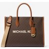 Elegantná Dámska Kabelka MICHAEL KORS MIRELLA 35x27x12 cm Hnedá