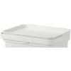 IKEA HALLBAR Kôš s vekom, svetlosivý, 10 l