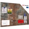 ALLboards magnetický obraz na stěnu bez rámu 40 x 60 cm - fotoobraz rezavý plech