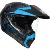 AGV AX9 MULTI PLK ANTARTICA MATT BLACK/CYAN Velkosť: ML
