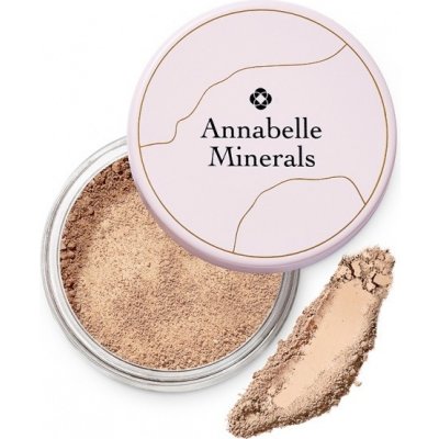 Annabelle Minerals Coverage Mineral Foundation minerálny púdrový make-up pre dokonalý vzhľad Golden Light 4 g