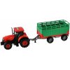 Teddies Traktor Zetor s vlečkou 36 cm na zotrvačník