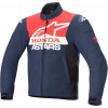 Bunda SMX WATERPROOF HONDA kolekce, ALPINESTARS (modrá/černá/červená/bílá, vel. M)