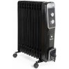 G21 Olejový radiátor G21 Bromo čierny, 11 rebier, 2500 W