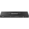 PremiumCord 4K@60Hz HDMI2.0 KVM switch 4:1 s dálkovým ovladačem