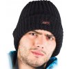 Zimná pletená čiapka HOT - čierna