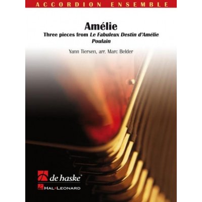 Amélie Three pieces from 'Le Fabuleux Destin d Amélie Poulain' set noty pre akordeónový orchester