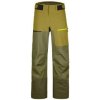 Ortovox 3L Ravine Shell Pants M wild herbs S; Zelená kalhoty
