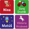 Nalepovacie menovky pre deti na oblečenie do škôlky a školy (48 ks)