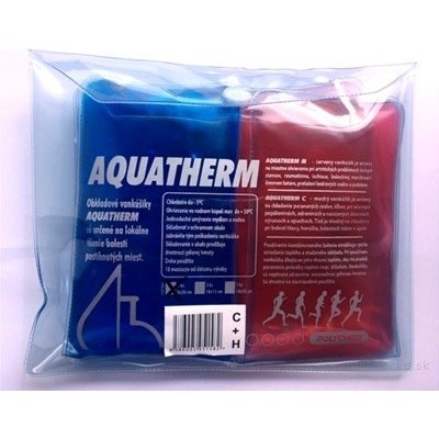 AQUATHERM obkladový vankúš (9x30 cm), chladivý + hrejivý 1x2 ks