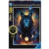 RAVENSBURGER Svietiace puzzle Lunárny vlk 500 dielikov