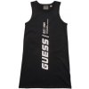 Guess Krátke šaty SL DRESS MINIME Čierna