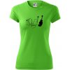 Mačka a gitara WC - Dámske Fantasy športové (dresovina) - 2XL ( Apple Green )