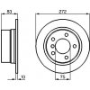 BOSCH Brzdový kotúč 0986478439
