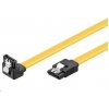 PremiumCord 1.0m SATA 3.0 kov.západka, 90° kfsa-15-10