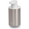 Joseph Joseph Dávkovač mydla Duo Steel 70608, 300 ml, nehrdzavejúca oceľ/biely