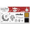 Pečiatky Aladine Stampo Noël - Krásne Vianoce, 12 ks