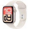 Apple Watch SE 3 (2025) 40mm Hviezdne biely hliník s hviezdne bielym športovým remienkom S/M MEH34MP/A