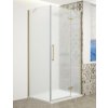 GELCO TRINITY GOLD MATT 120 x 80cm pravý sprchový kút obdĺžnikový, profil zlato mat, sklo matné, GT5680-12MR-G