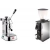 La Pavoni Professional Lusso + Stone Espresso Pebble, chrome