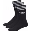 Ponožky adidas čierne 3 páry SOLID CREW SOCK S21490