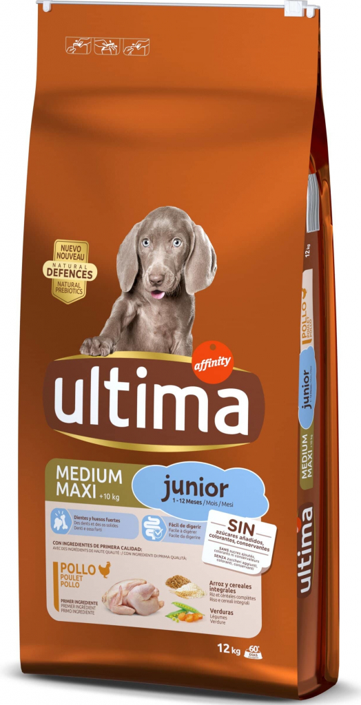 Ultima Medium/Maxi Junior Chicken 12 kg