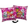 Jerry Fabrics Vankúš Paw Patrol Flowers Polyester 40x40