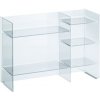 LAUFEN KARTELL regál 75 x 26 x 53 cm transparentná H3893310840001
