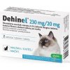 Dehinel 230 mg/20 mg pre mačky 2 tbl