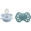 Bibs Infinity symetrické cumlíky silikon 2ks Baby Blue / Island Sea