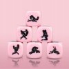 Dice Posture 2.5 Cm Permanent Rubber