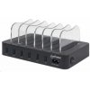 Manhattan USB nabíjacia stanica, 6-portová USB nabíjacia stanica, USB-A, čierna 102254