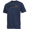 Savage Gear Tričko Signature Logo T-Shirt Blue Melange XXL