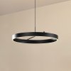 Lucande LED závesné svietidlo Rovan, Ø 60 cm, čierne, CCT, stmievateľné - 10041787