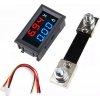 Ampérmeter / voltmeter panelový 100V 0-10A 0-100A DC DSN VC288